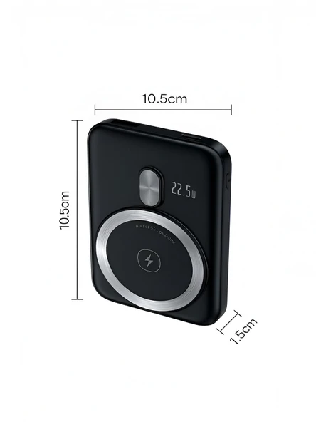 DEANB Pw103 22.5w Hızlı Şarj 5000mah Kapasiteli 1type-c 1usb Powerbank Manyetik Magsafe - Resim 2
