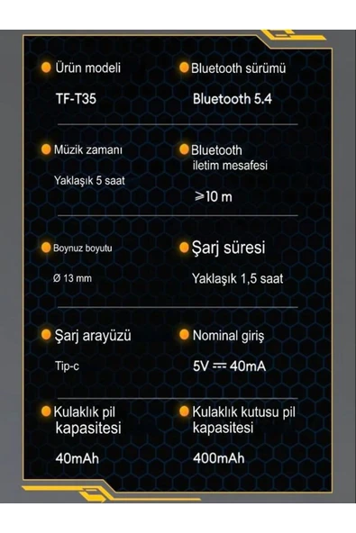 DEANB IPX4 Su Geçirmez ENC/TWC 4 Mikrofonlu Stereo Kablosuz Gaming Kulaklık Oyuncu Kulaklığı Earbuds - Resim 2