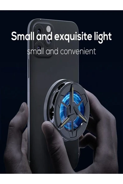 DEANB RGB ışık manyetik Radyatör telefon taşınabilir CX01 Yayın Pupg Oyun Game Alüminyum Soğutucu - Resim 2