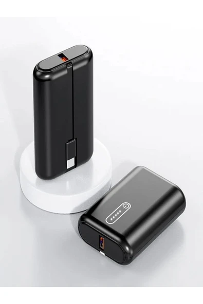 ÇELİKWORK Pw0-26 10000mah Pd 22.5watt Hızlı Telefon Şarj Aleti Elektronik Taşınabilir Type-c Batarya Powerbank - Resim 5