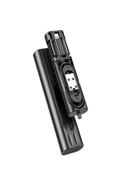 ÇELİKWORK F0H7 7 in1  Type-C, USB, Micro Lighting Port, Seyahat Seti İPhone, Android Uyumlu PC Çevirici - 1
