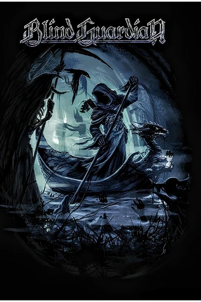 Blind Guardian Müzik, Metal Grubu Baskılı Unisex %100 Pamuk Siyah T-shirt - 2
