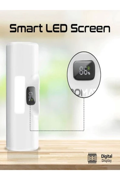 ÇELİKWORK Fp07 5000mah Type-c 20w Ultra Hızlı Fast Şarj Elektronik Taşınabilir Batarya Lcd Mini Powerbank - Resim 5