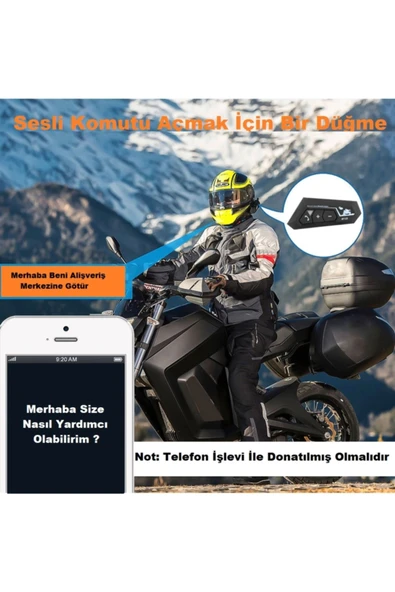 ÇELİKWORK Bt22 Hıfı 5.0 Edr Su Geçirmez Kablosuz Interkom Desteği Motosiklet Kask Kulaklığı Motorcu Kulaklığı - 8