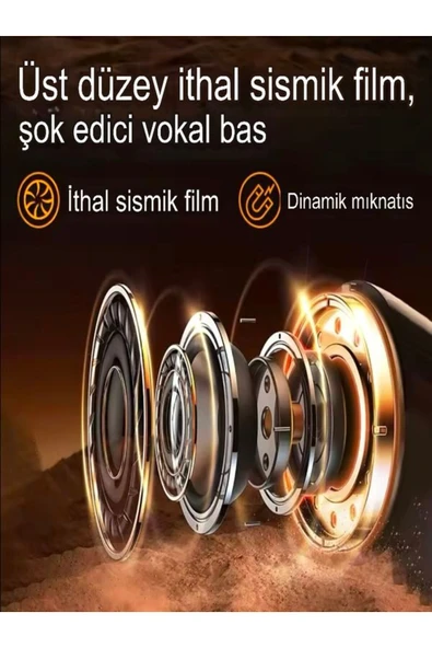 DEANB A-60 Ip67 Su Geçirmez Renkli Rgb Hd Stereo Ses 5.3 Bluetooth Interkom Kask Kulaklığı - Resim 4