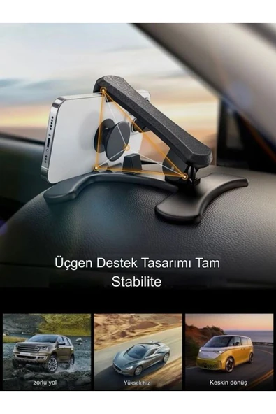 DEANB F-8 Kaymaz Nano Araç İçi Telefon Tutucular Sarsıntı Önleyici Torpido Üstü Oto Aksesuarları - 4