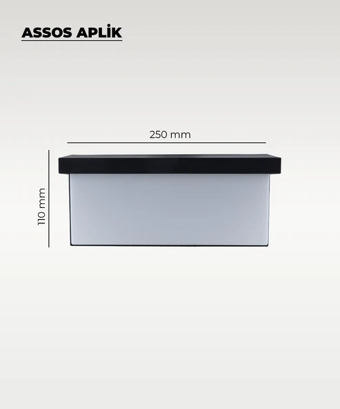 30W Assos Aplik 3200K Sarı Işık - IP44 - 2