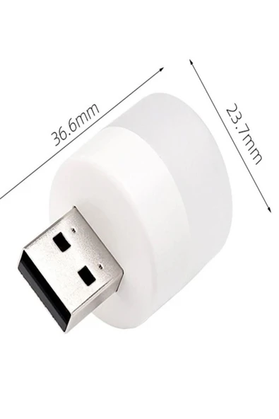 DEANB 4 Adet 6000k Usb Mini Led Gece Lambası – 5v-1a, 1w Ortam Aydınlatma Ve Uyku Işığı - 2