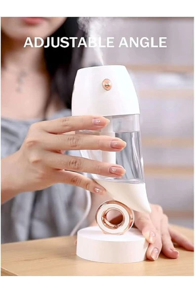 DEANB 230ml Kuş Karikatür Tasarım LED Işık Aroma Yayıcı Masaüstü Buharlı Nemlendirici Dekoratif Ürün - 4