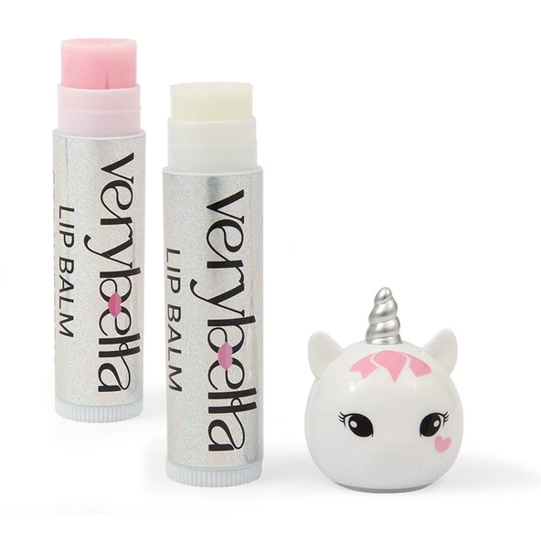 TOYZ DÜKKANIM Very Bella Unicorn Lip Balm Dudak Nemlendiricisi Kız Erkek Çocuk Oyuncak Eğitici Oyuncaklar - 2