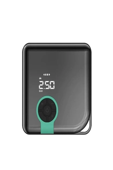 ÇELİKWORK Kablosuz Basınç Göstergeli Air Kompresör 4000mah Led Işıklı Araba Hava Pompası/usb/powerbank - 7