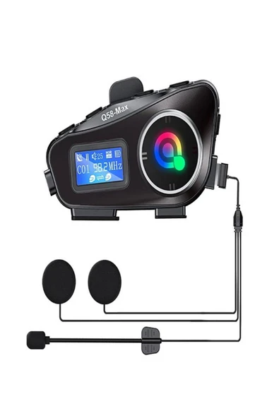 DEANB IPX6 SU GEÇİRMEZ SD KARTLI 2 KİŞİ 300M SİRİ DESTEK EQ SES İNTERKOM KASK KULAKLIĞI GÜRÜLTÜ OFF ürün görseli