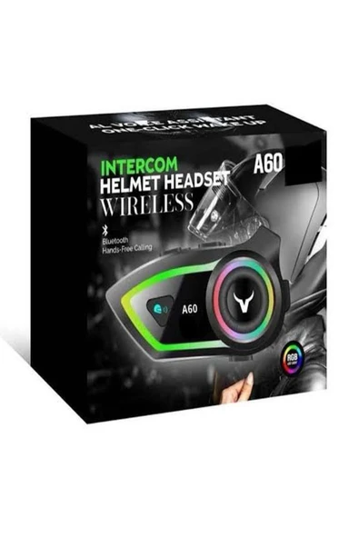 DEANB IP67 Su Geçirmez Sesli Asistan Bluetooth Motosiklet İNTERKOM RGB Işıklı Motor Kask Kulaklığı - 8