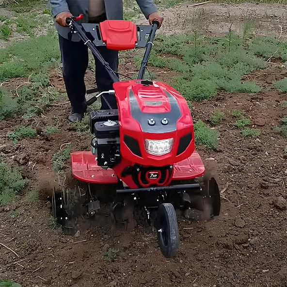 Benzinli Çapa Makinesi KGL100ZH 7 Hp Güçlü Motorlu Bahçe Toprak Çapalama ve Tarım İşleme Makinesi - Resim 3
