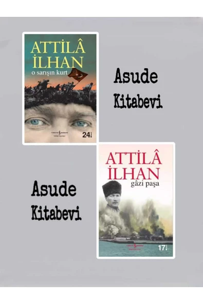 O Sarışın Kurt -  Gazi Paşa -ATİLLA İLHAN- İş Bankası Kültür Yayınları ürün görseli 1