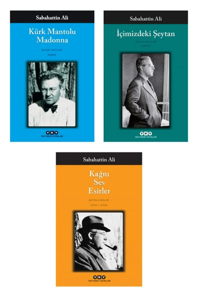 Kürk Mantolu Madonna + Içimizdeki Şeytan + Kağnı Ses Esirler- 3 Kitap Set - Iş Bankası Özel Set ürün görseli 1