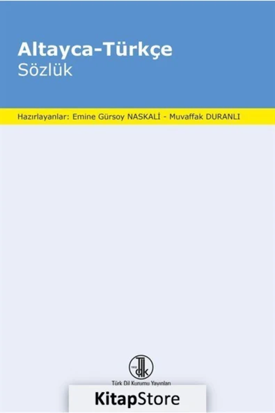 Altayca - Türkçe Sözlük - Emine Gürsoy Naskali 9789751611468 ürün görseli