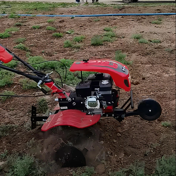 Benzinli Çapa Makinesi KGL100ZH 7 Hp Güçlü Motorlu Bahçe Toprak Çapalama ve Tarım İşleme Makinesi - Resim 4