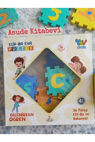 Elif Ba Eva Puzzle 36 Parça-TÜRKİYE DİYANET VAKFI ürün görseli 1