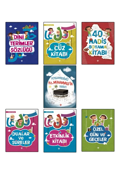 Okul Öncesi Dini Eğitim Seti 2-4 Yaş 3-6 Yaş 4-6 Yaş ürün görseli 1