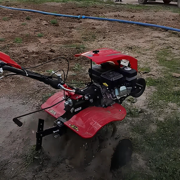 Benzinli Çapa Makinesi KGL100ZH 7 Hp Güçlü Motorlu Bahçe Toprak Çapalama ve Tarım İşleme Makinesi - Resim 5