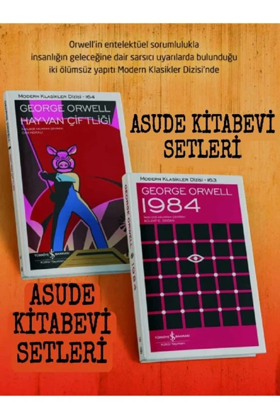 Hayvan Çiftliği-1984-ASUDE KİTABEVİ SETLERİ ürün görseli 1