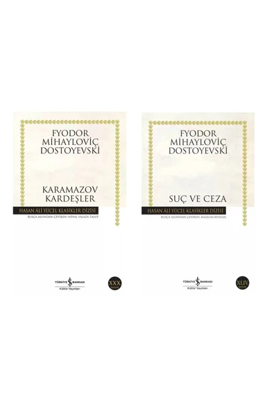 Set- Karamazov Kardeşler - Suç Ve Ceza Fyodor Mihayloviç Dostoyevski ürün görseli 1