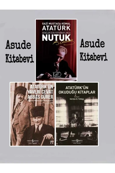 ASUDE KİTABEVİ ATATÜRK ÖZEL SETİ- 3 KİTAP ürün görseli 1