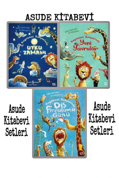 Hayvanat Bahçesinde -Uyku Zamanı - Yeni Yavrular - Diş Fırçalama Günü ürün görseli 1
