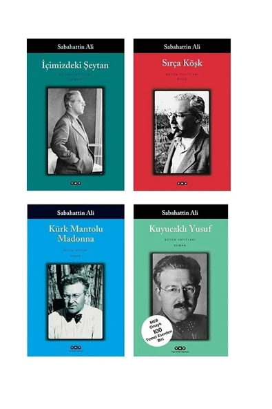 Içimizdeki Şeytan Sırça Köşk Kürk Mantolu Madonna Kuyucaklı Yusuf 4'lü Set ürün görseli 1