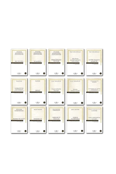 Hasan Ali Yücel Dünya Klasikleri Set 15 Kitap ürün görseli