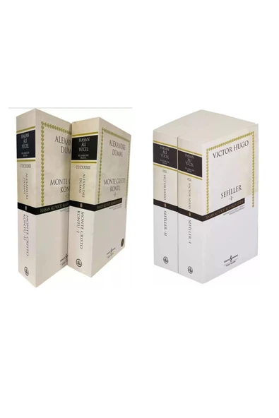 Monte Cristo Kontu - 2 Kitap Takım - Alexandre Dumas - Sefiller (2 Cilt Takım) - Victor Hugo ürün görseli 1