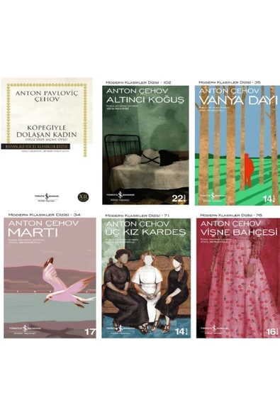 Altıncı Koğuş - Vişne Bahçesi - Üç Kız Kardeş - Vanya Dayı - Martı /TELEFON TUTUCU HED Anton Çehov ürün görseli 1