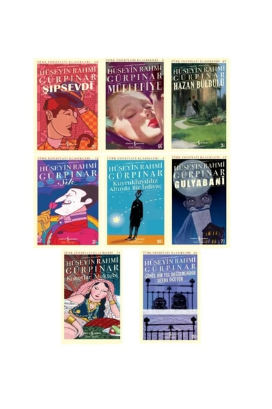 Şıpsevdi – Hazan Bülbülü - Gulyabani - Kuyrukluyıldız Altında Bir Izdivaç / 8 Kitap - Hüseyin Rahmi ürün görseli 1