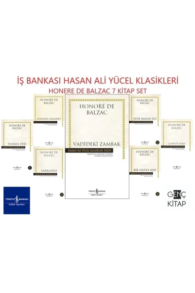 Iş Bankası Balzac 7 Kitap Set Hasan Ali Yücel Klasikleri Dizisi Gorıot Baba-vadideki Zambak - Resim 2