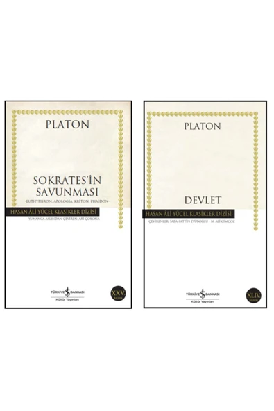 Platon 'li Set- 1- Devlet 2-sokrates'in Savunması-hasan Ali Yücel Klasikleri ürün görseli 1