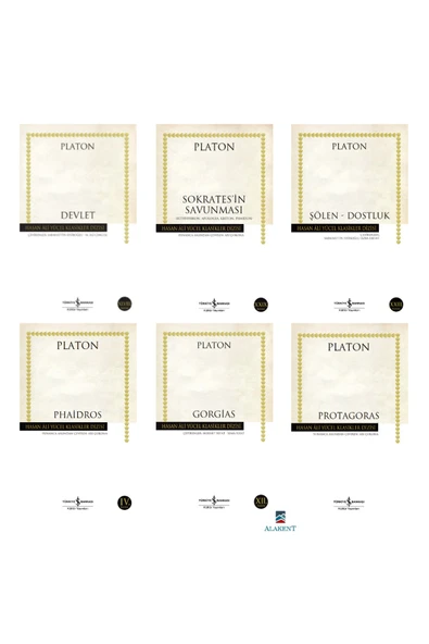 Platon 6 Kitaplık Set Devlet Gorgias Şölen–dostluk Sokrates’in Savunması Phaidros Protagoras ürün görseli 1