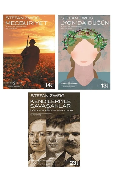 Stefan Zweig Seti - Kendileriyle Savaşanlar – Mecburiyet – Lyon’da Düğün ürün görseli 1