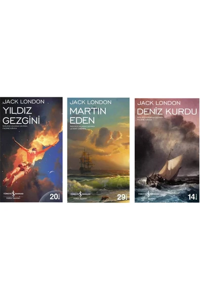 Martin Eden - Yıldız Gezgini - Deniz Kurdu - Jack London 3 kitap+sergüzeşt(evren yayınları) ürün görseli 1