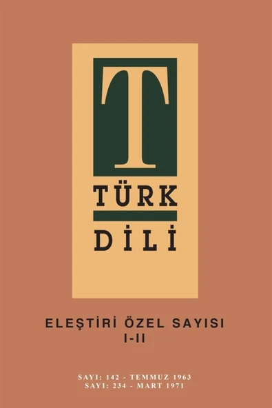 Türk Dili Eleştiri Özel Sayısı 1-2 / Kolektif / / 3990000084177 ürün görseli 1