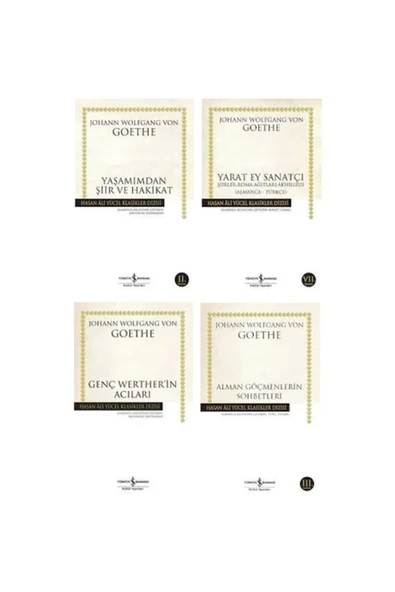 Johann Wolfgang Von Goethe 4 Kitap Set - Yaşamımdan Şiir Ve Hakikat - Genç Werther'in Acıları ürün görseli 1