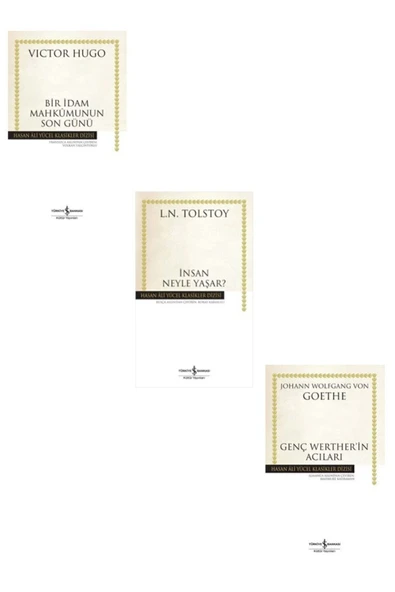 Insan Neyle Yaşar + Bir Idam Mahkumunun Son Günü + Genç Werther’in Acıları Hasan Ali Yücel 3 Kitap ürün görseli 1