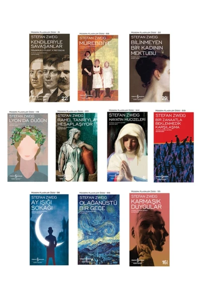 Stefan Zweig 10 Kitap Set ürün görseli 1