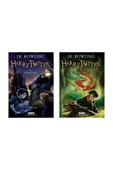 Harry Potter Serisi 1. Ve 2. Kitaplar - Felsefe Taşı - Sırlar Odası ürün görseli 1