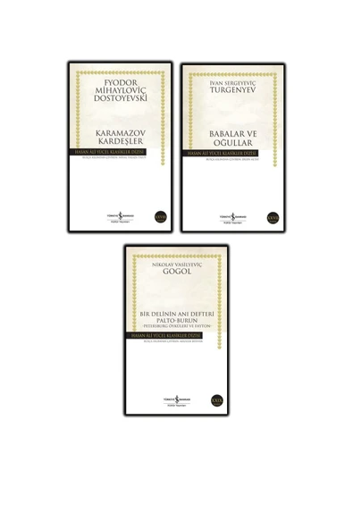 Hasan Ali Yücel Klasikler 3 Kitap Set Karamazov Kardeşler-babalar Ve Oğullar-bir Delinin Anı Defteri ürün görseli 1
