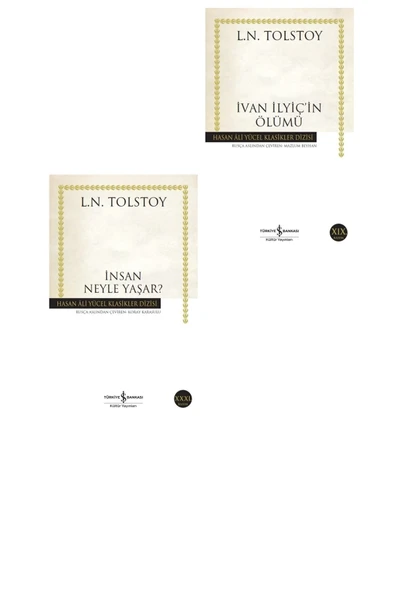 Tolstoy, Insan Neyle Yaşar?, Ivan Ilyiç'in Ölümü 2'li Set ürün görseli 1