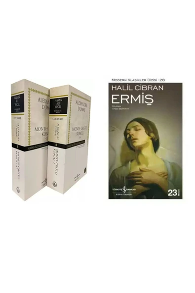 Monte Cristo Kontu - 2 Kitap Takım - Alexandre Dumas - Ermiş - Halil Cibran ürün görseli 1