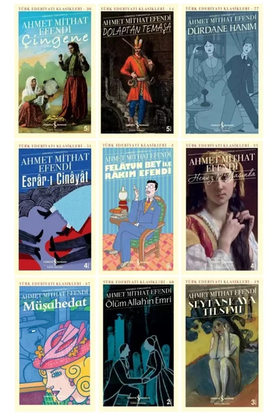Ahmet Mithat Efendi 9 Kitap Set ürün görseli 1