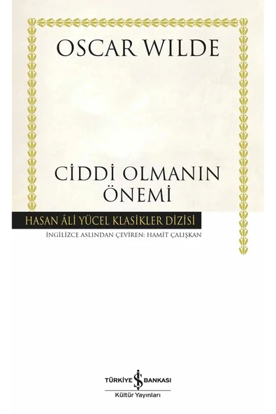 Ciddi Olmanın Önemi (YENİ) - Oscar Wilde ürün görseli 1
