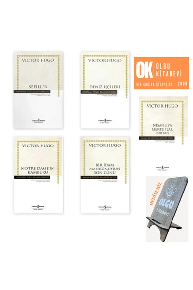 Nişanlıya Mektuplar - Deniz İşçileri - Sefiller - Notre Dame’ın Kamburu - Bir İdam Mahkumunun Son ürün görseli 1